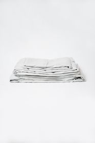 Omne Sleep 4-Piece Pewter Brushed Microfiber Full Hypoallergenic Sheet Set, Full size