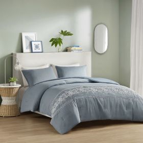 Embroidered Comforter Set, Full/Queen