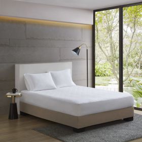 Cotton Percale Quilted Mattress Pad Twin size