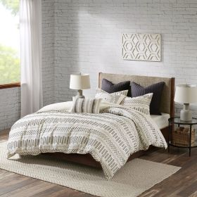 Cotton Jacquard Duvet Cover Mini Set King/Cal King
