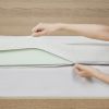 3" Green Tea Foam Topper with Cooling Removable Cover King size