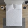 Cotton Percale Quilted Mattress Pad Twin size