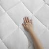 Microfiber with HeiQ Smart Temp Treament Waterproof Mattress Pad Queen size