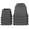 8Pcs Furniture Risers 500kg 1100lbs Capacity Bed Lifters Adjustable Bed Risers