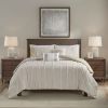 3 Piece Cotton Yarn Dyed Comforter Set, King