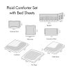 Plaid Comforter Set with Bed Sheets, Twin/TwinXL size