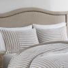 3 Piece Clipped Jacquard Duvet Cover Set King/Cal King