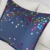 Rainbow Iridescent Metallic Dot Comforter Set, Full/Queen