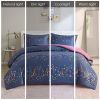 Rainbow Iridescent Metallic Dot Comforter Set, Full/Queen
