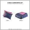 Rainbow Iridescent Metallic Dot Comforter Set, Full/Queen