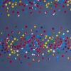 Rainbow Iridescent Metallic Dot Comforter Set, Full/Queen