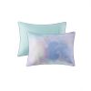 Watercolor Tie Dye Printed Comforter Set with Throw Pillow, Twin/Twin XL
