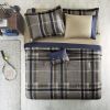 Plaid Comforter Set with Bed Sheets, Twin/TwinXL size