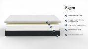 Bridgevine Home 8 inch Regen Cooling Copper Infused Memory Foam Adult Mattress, Cal King Size
