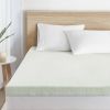 3" Green Tea Foam Topper with Cooling Removable Cover King size