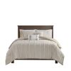 3 Piece Cotton Yarn Dyed Comforter Set, King