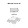 Reversible Comforter Set, Full/Queen