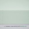 3" Green Tea Foam Topper with Cooling Removable Cover King size
