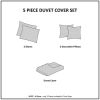 Floral Print Duvet Cover Set, Twin/TwinXL size