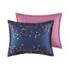 Rainbow Iridescent Metallic Dot Comforter Set, Full/Queen