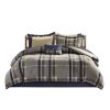 Plaid Comforter Set with Bed Sheets, Twin/TwinXL size