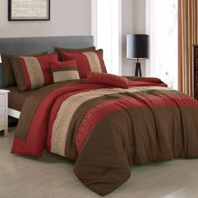 Erlind 9 Pieces Comforter Set (size: calking)