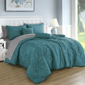 Kintra 9 Pieces Comforter Set (size: Queen)