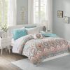 Boho Comforter Set with Bed Sheets, Twin/Twin XL