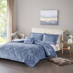 Velvet Comforter Set, Twin/Twin XL (Color: as Pic)