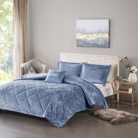 Velvet Duvet Cover Set, Full/Queen (Color: as Pic)