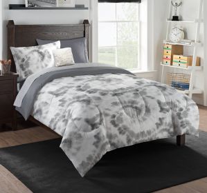 NW KIDS - TIE DYE 6-Piece Twin Bed Comforter Set with Decorative Pillow, Twin size (SKU: 1NWK/82400/0002/EDC)