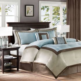 7 Piece Comforter Set, Cal. King (Color: as Pic)