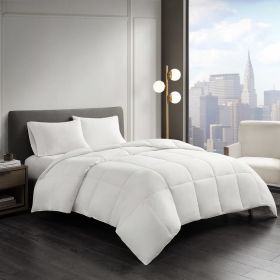Cotton Down Alternative Featherless Comforter, King size (Color: as Pic)