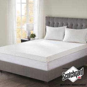 4" Memory Foam Mattress Topper, Queen size (Color: as Pic)