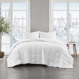 Goose Feather and Down Filling All Seasons Blanket, Full/Queen (Color: as Pic)
