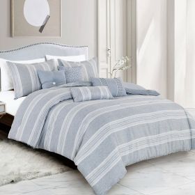 AURORA 7PC COMFORTER SET, Queen size (size: Queen)
