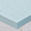 Hypoallergenic 3" Cooling Gel Memory Foam Mattress Topper with Removable Cooling Cover, Full size