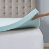 Hypoallergenic 3" Cooling Gel Memory Foam Mattress Topper with Removable Cooling Cover, Full size