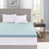 Hypoallergenic 3" Cooling Gel Memory Foam Mattress Topper with Removable Cooling Cover, Full size