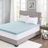 Hypoallergenic 3" Cooling Gel Memory Foam Mattress Topper with Removable Cooling Cover, Full size