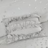 Metallic Triangle Print Comforter Set, Twin/Twin XL