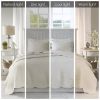 3 Piece Reversible Scalloped Edge Quilt Set, Full/Queen size