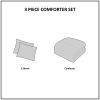 3 Piece Comforter Mini Set, Full/Queen size