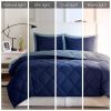 3M Scotchgard Diamond Quilting Reversible Down Alternative Comforter Set, Twin/TwinXL size