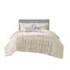 Metallic Printed Duvet Cover Set, Twin/Twin XL