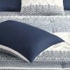3 Piece Cotton Comforter Set with Chenille Tufting, King/Cal. King