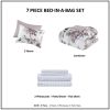 Floral Comforter Set with Bed Sheets, Twin size
