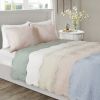 3 Piece Reversible Scalloped Edge Quilt Set, Full/Queen size