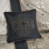 7 Piece Jacquard Comforter Set with Throw Pillows, King size