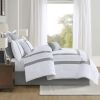 8 Piece Embroidered Comforter Set, Queen size
